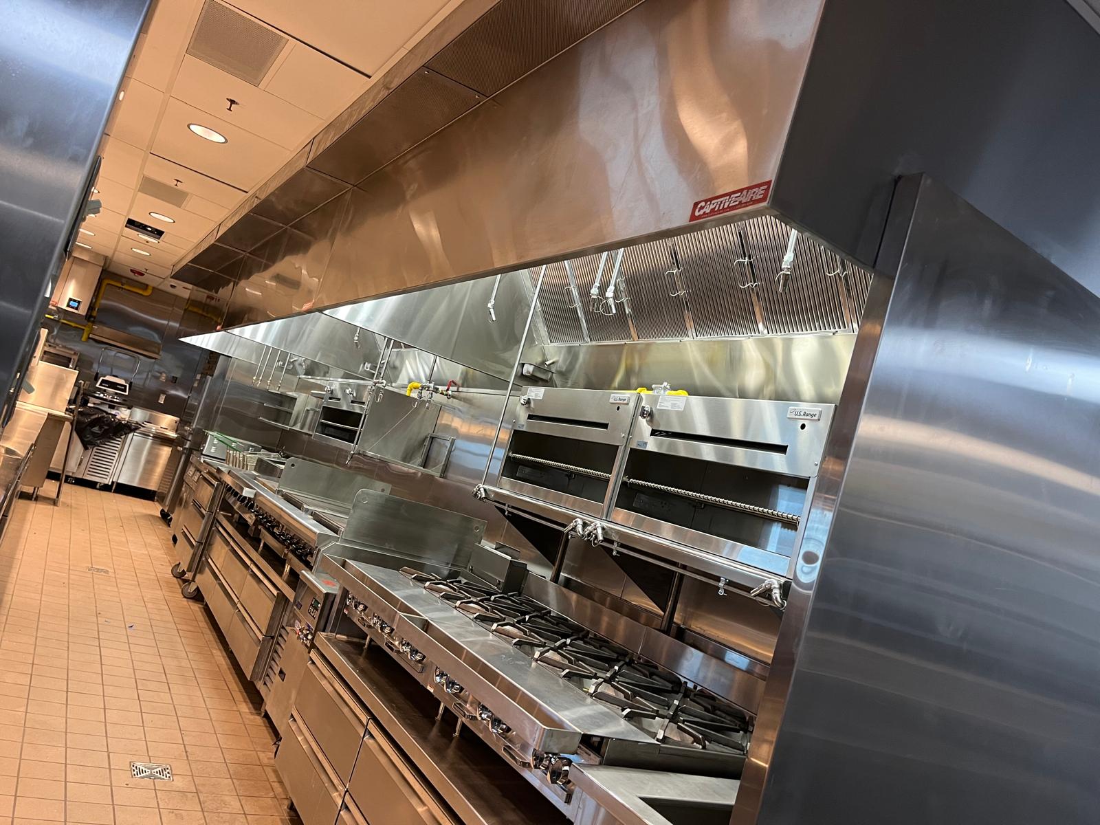 Community Grill Area Cleaning